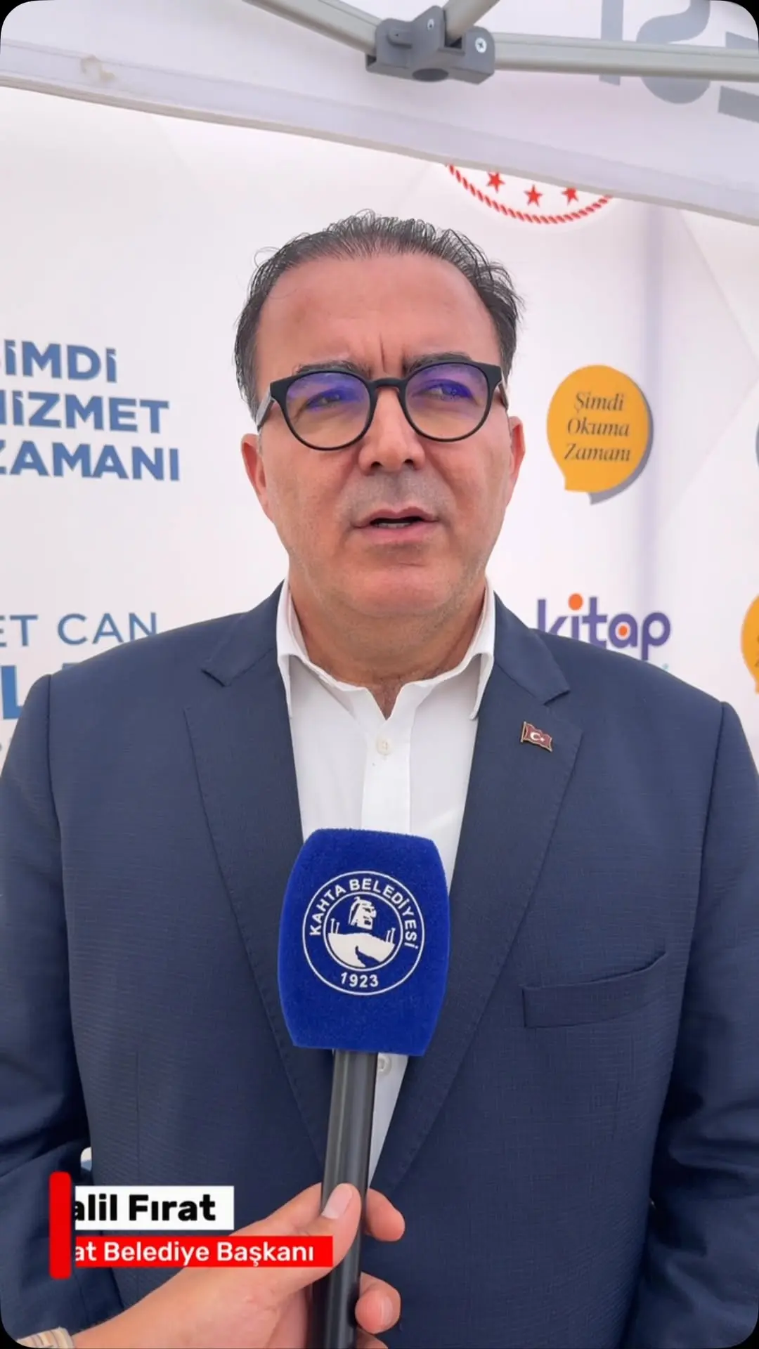 Samsat Belediye Başkanı Halil Fırat, Öğrencilerle Birlikte 2. Kahta Kitap Günleri’ni Ziyaret Etti