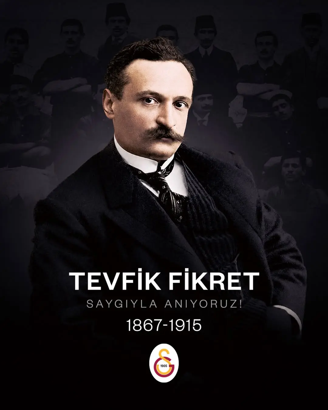 Galatasaray Spor Kulübü'nden Tevfik Fikret Anma Paylaşımı