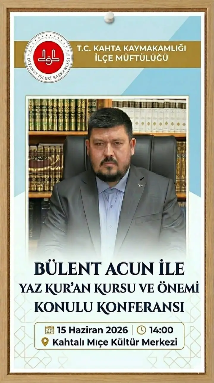 Kahta Müftülüğü Tarafından Yapılan Paylaşım
