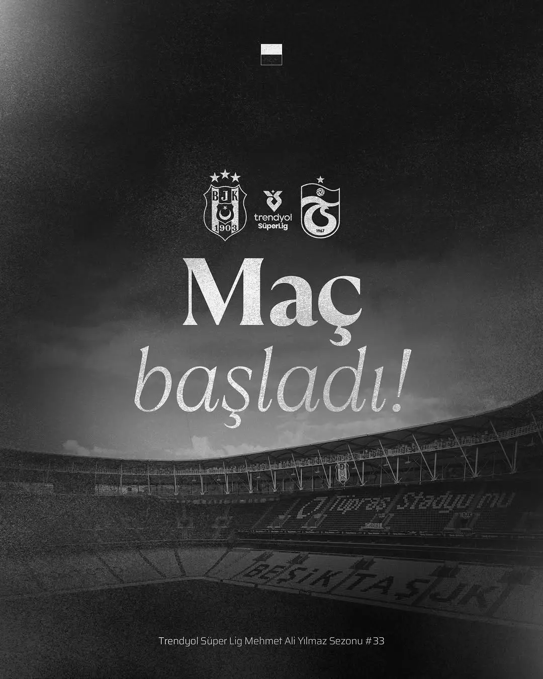 Beşiktaş Maçına Destek Veriyor