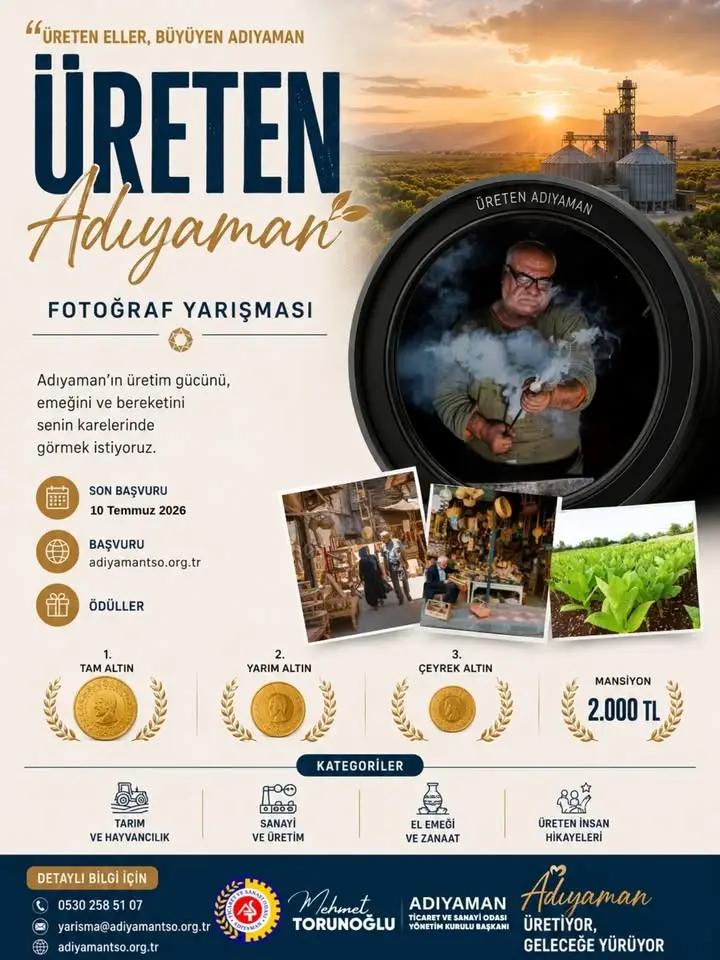 Üreten Adıyaman Fotoğraf Yarışması Başlıyor