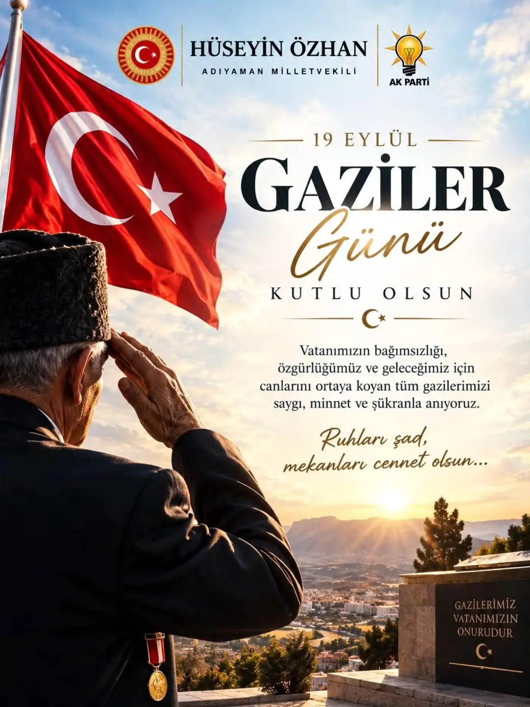 19 Eylül Gaziler Günü Kutlaması