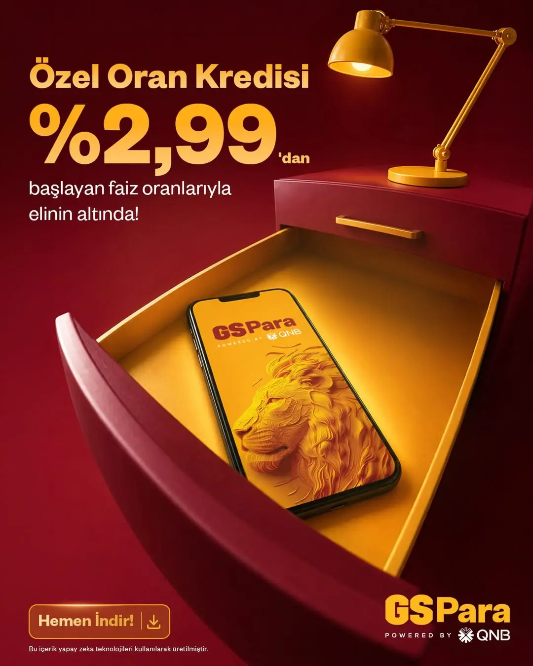 Galatasaray'dan Taraftarlarına Özel Fırsat: %2,99'dan Başlayan Özel Oran Kredisi!