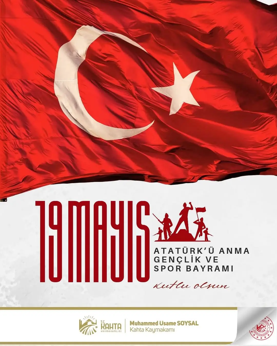 Kahta Kaymakamlığı'ndan 19 Mayıs Kutlaması