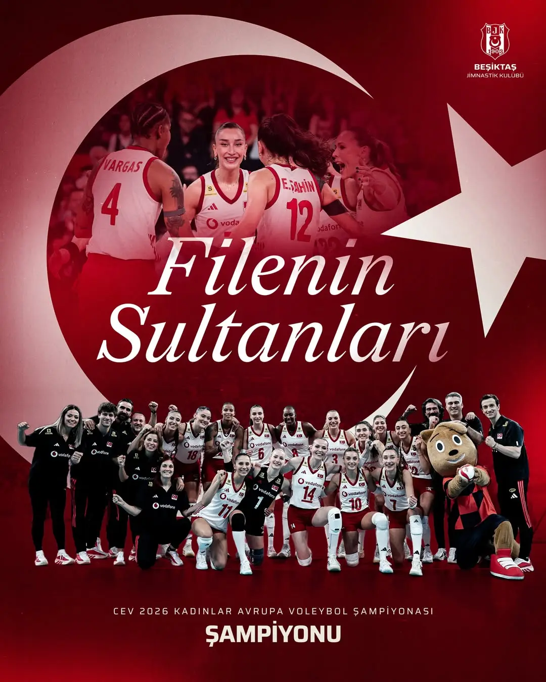 Filenin Sultanları CEV 2026 Kadınlar Avrupa Voleybol Şampiyonası'nda Şampiyon Oldu