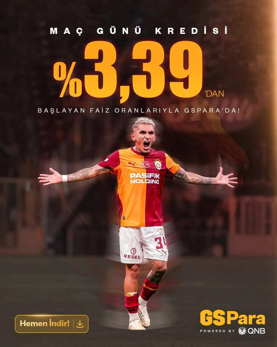 Galatasaray'dan Taraftarlara Özel Maç Günü Kredisi Fırsatı!
