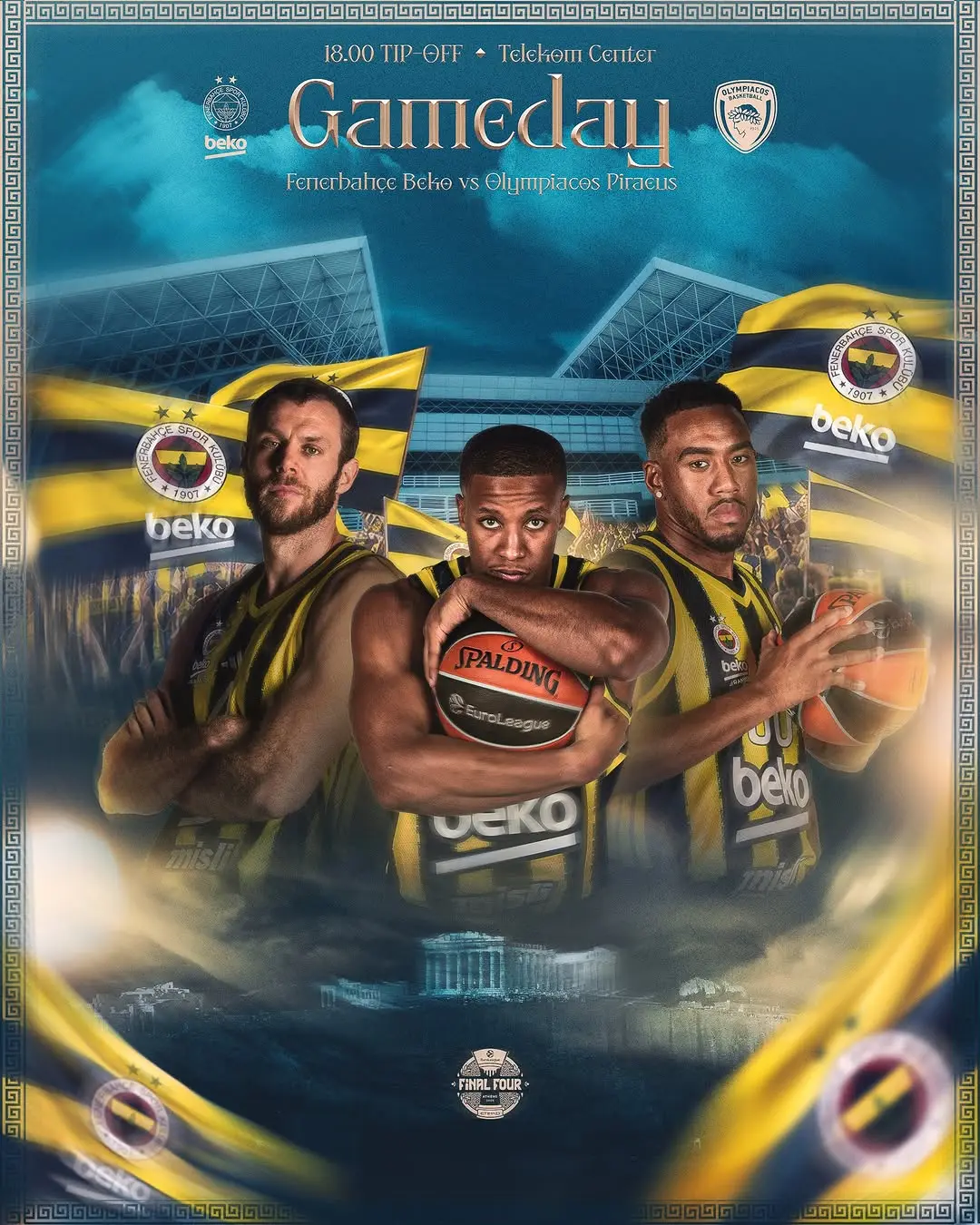 Fenerbahçe, Euroleague Final Four Yarı Final Maçında Olympiacos ile Karşılaşacak