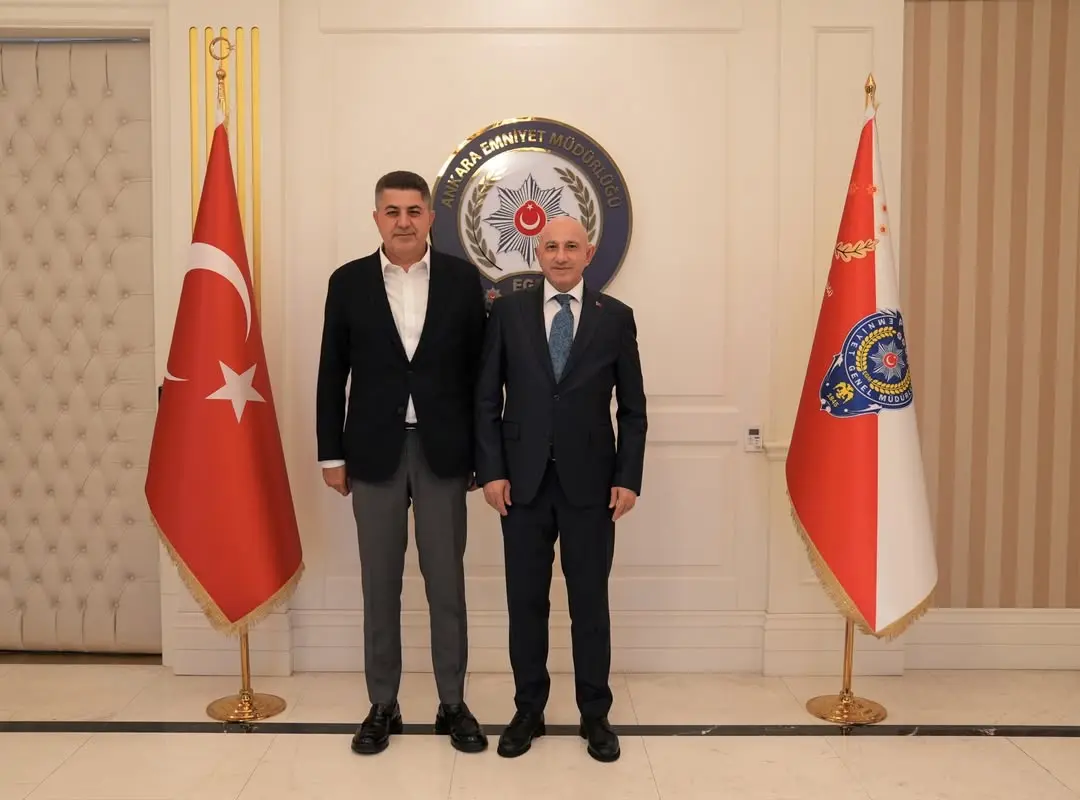 TBMM Başkanlık Divan Katip Üyesi Doç. Dr. İshak Şan, Ankara İl Emniyet Müdürü Maksut Yüksek'i Ziyaret Etti