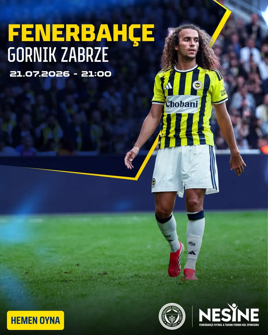 Fenerbahçe'nin Sezonun İlk Resmi Maçı Nesine'de Heyecanla Bekleniyor