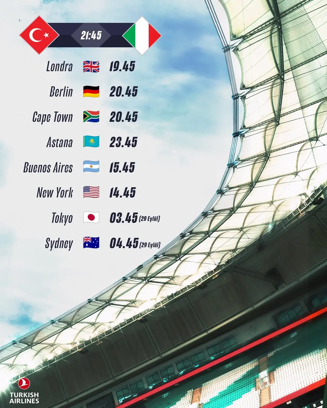 Millî Futbol Takımları İnstegram Hesabı'ndan Özel Paylaşım