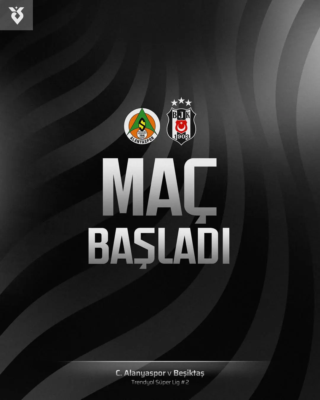 Beşiktaş JK Trendyol Süper Lig 2. Hafta Maçında!