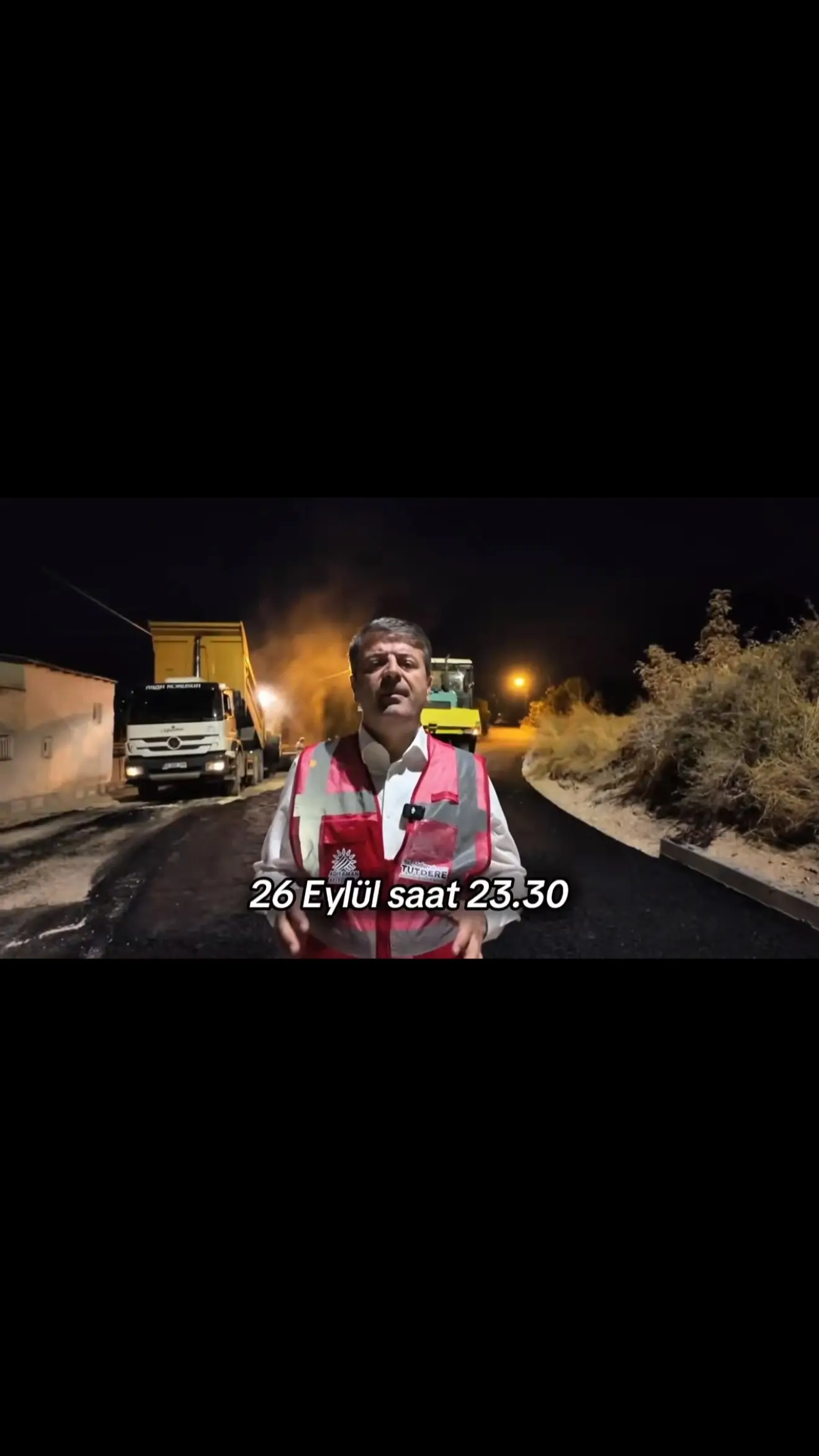Adıyaman Belediyesi Gece Mesaisinde Felaket Yolu-Gül Küme Evleri İncelemesi Yaptı