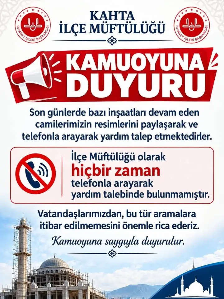 ÖNEMLİ DUYURU