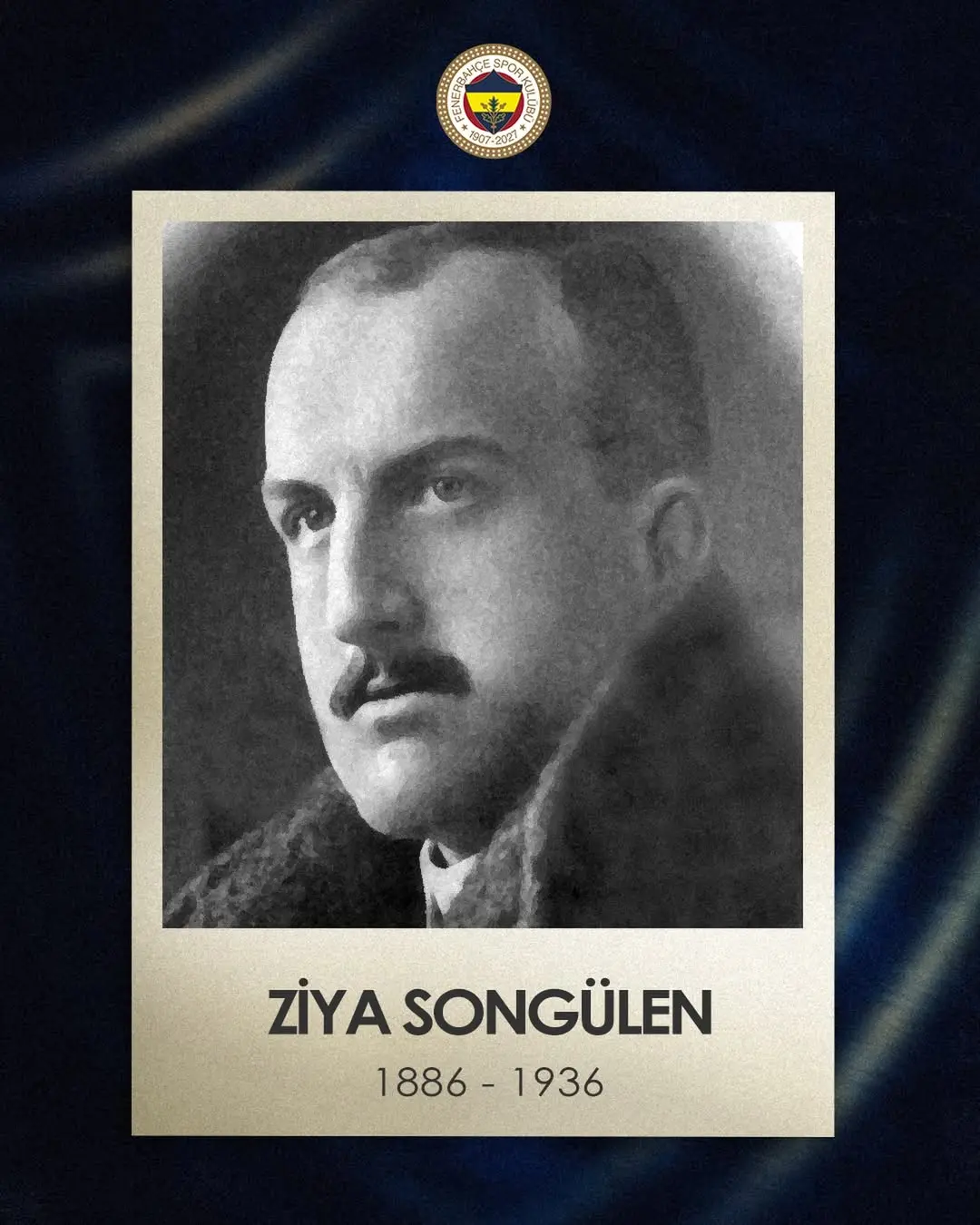 Fenerbahçe Spor Kulübü, Kurucu ve İlk Başkanı Nurizade Ziya Songülen'i Anıyor