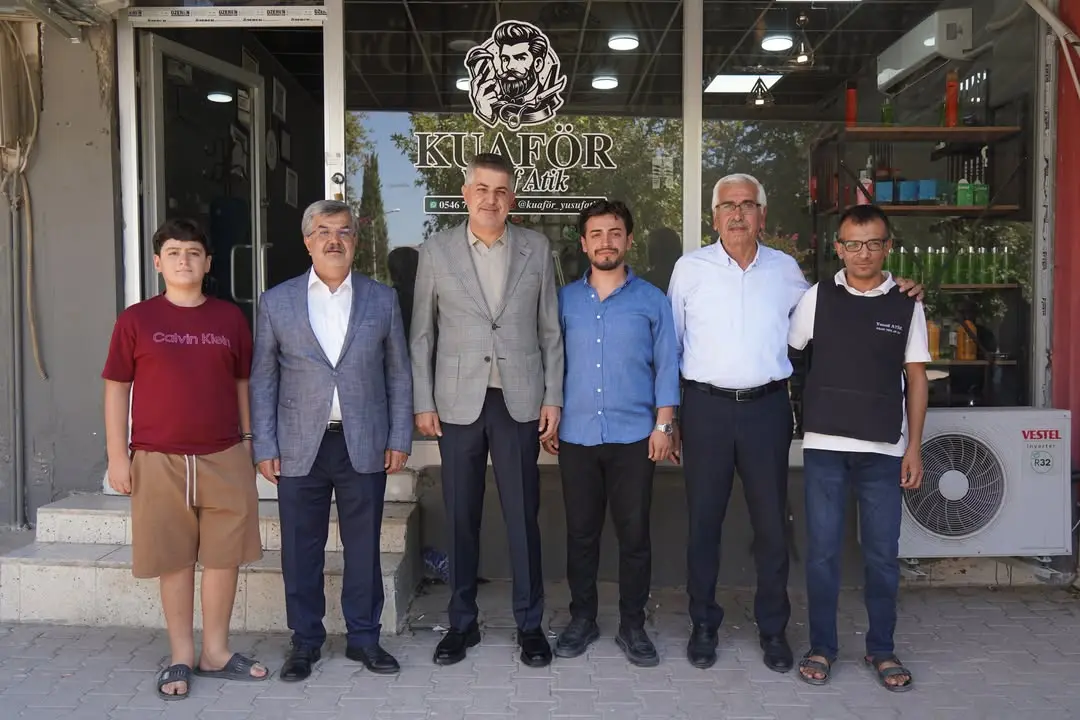 TBMM Başkanlık Divan Katip Üyesi Doç. Dr. İshak Şan, Adıyaman Merkez'de Yusuf Atik'i Ziyaret Etti