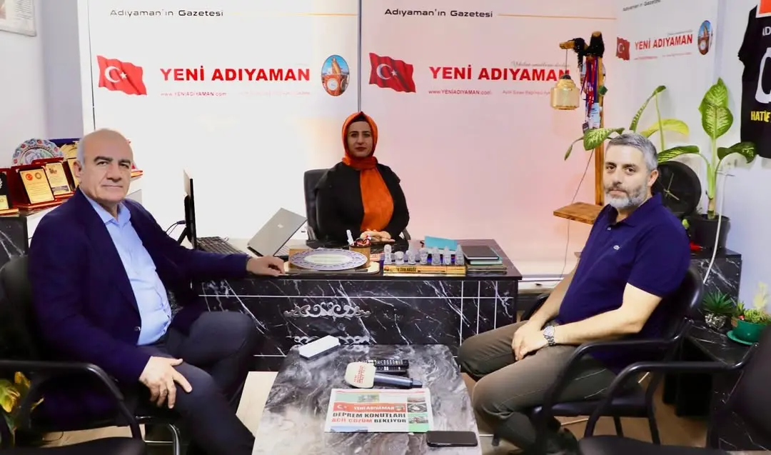 Yeni Adıyaman Gazetesi İmtiyaz Sahibi Hatice Zine Akgöz'ü Ziyaret Ettik