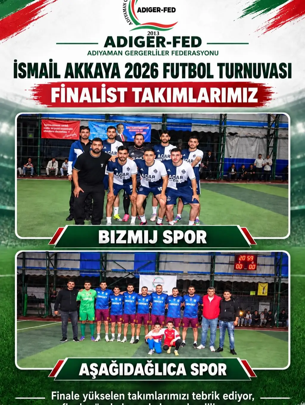 Gergerliler Federasyonu'ndan Tebrik Mesajı