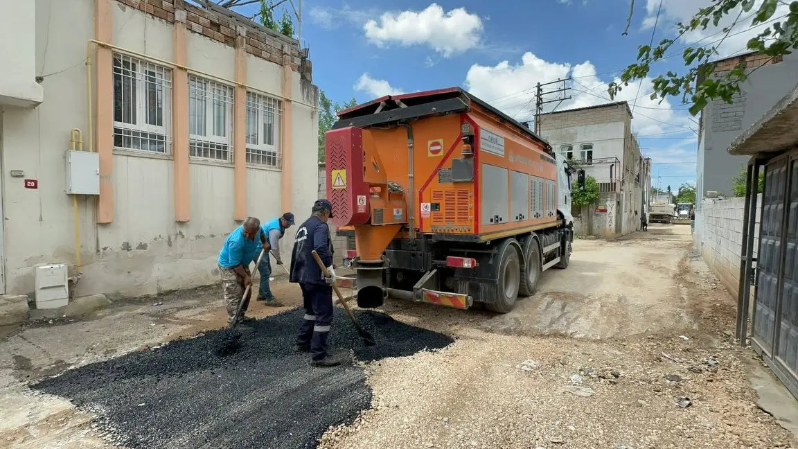 Adıyaman Belediyesi Altyapı Çalışmalarını Sürdürüyor