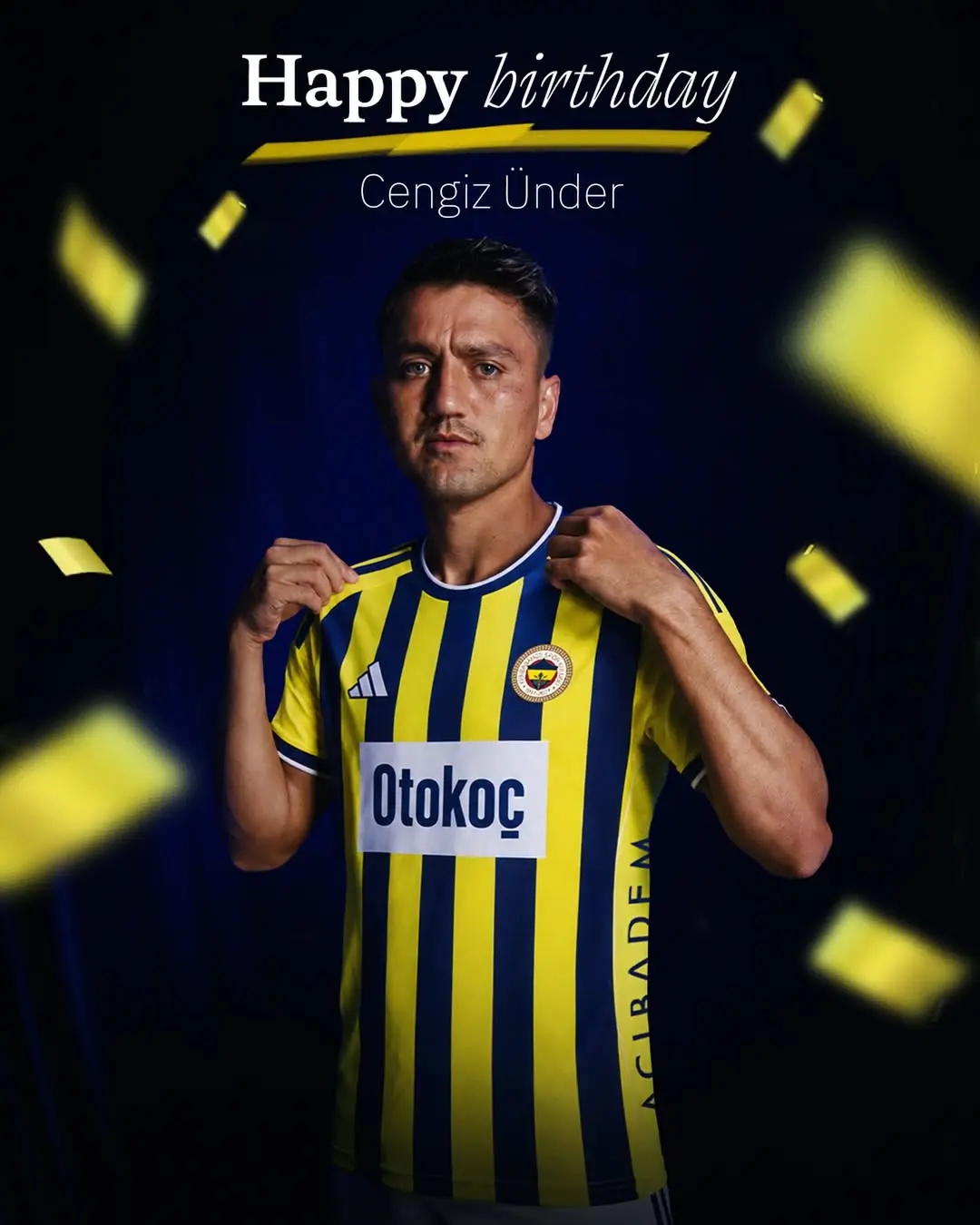 Fenerbahçe Spor Kulübü'nden Cengiz Ünder'e Doğum Günü Kutlaması