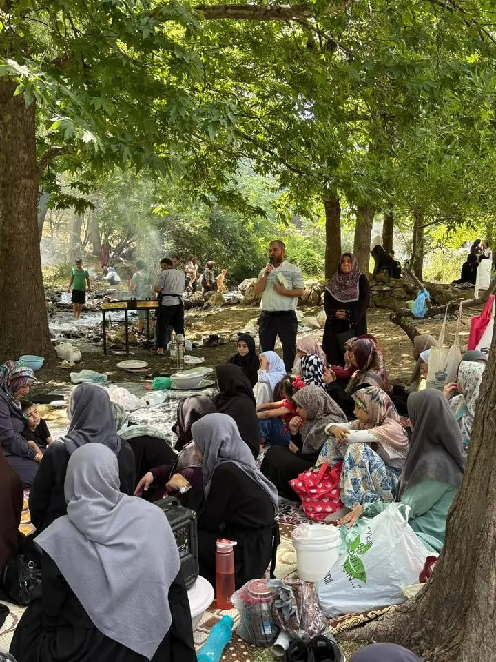 Kahta Müftülüğü'nün Selahaddin Eyyubi Hafızlık Kız Kur'an Kursu Öğrencileriyle Gerger 40 Göz Piknik Programı