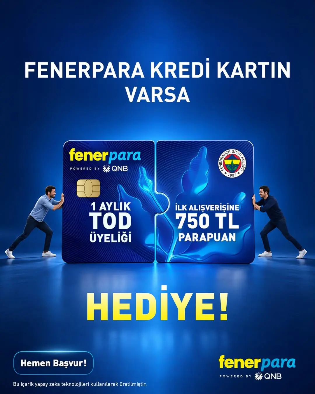 Fenerbahçe'den Fenerpara Kredi Kartı İle Çifte Hediye Fırsatı!