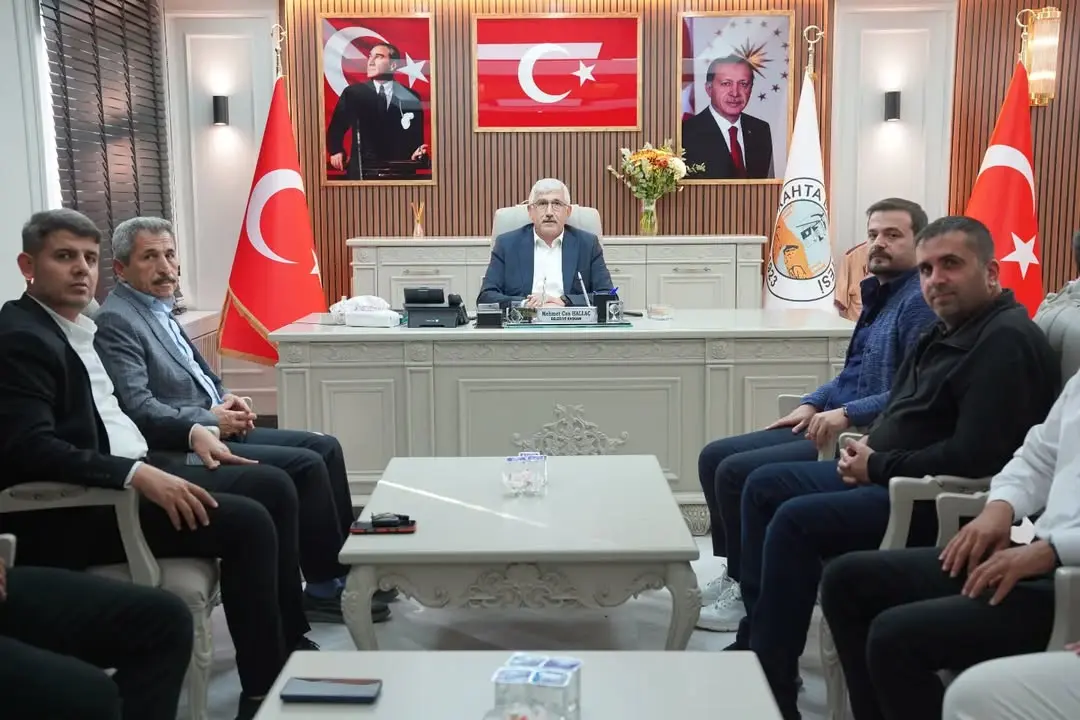 Kahta Belediyesi'nin Sağlık-Sen Temsilcilerini Ağırladığı Ziyaret