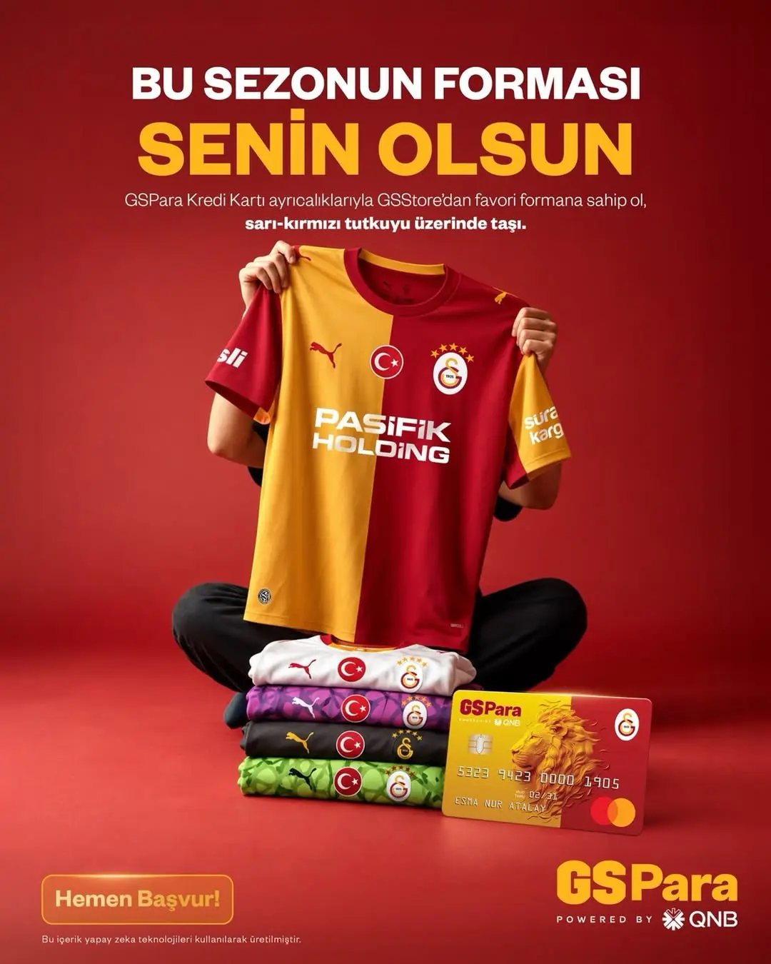 Galatasaray'dan Yeni Sezon Forma Kampanyası: %20 Nakit İade Fırsatı!