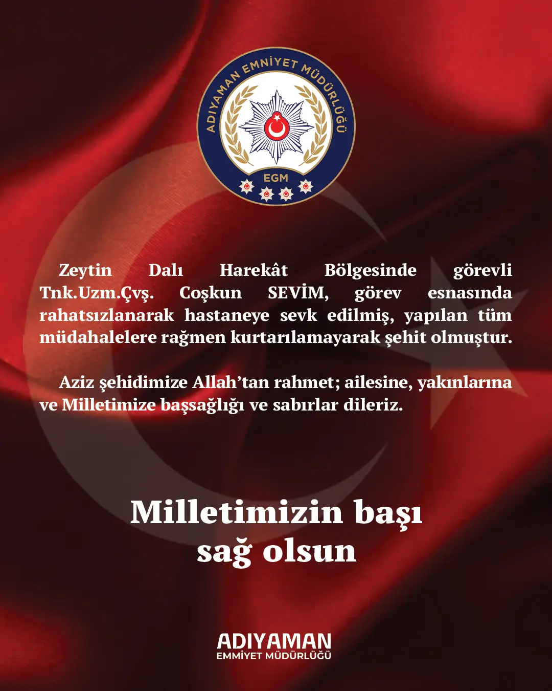 Milletimizin başı sağ olsun 🇹🇷
