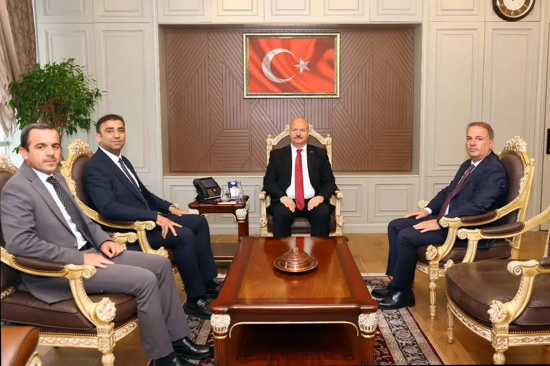Vali Abdullah Küçük, Millî Eğitim Bakanlığı Ölçme, Değerlendirme ve Sınav Hizmetleri Genel Müdürü ve İl Milli Eğitim Müdürü İle Görüştü