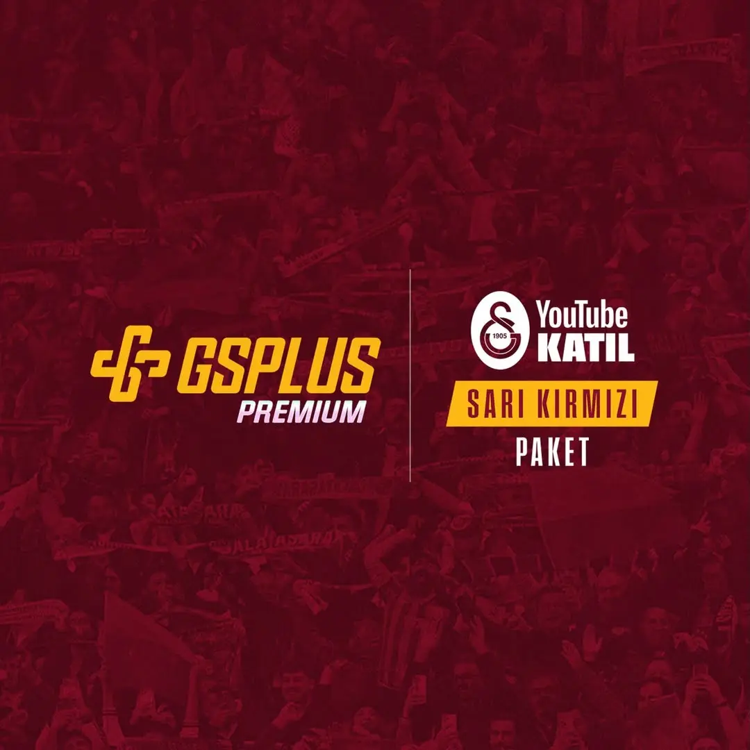 GSPlus Premium ve Galatasaray YouTube Katıl Sarı-Kırmızı Paket Üyeliği İle Ayrıcalıklı Dünyaya Adım Atın!