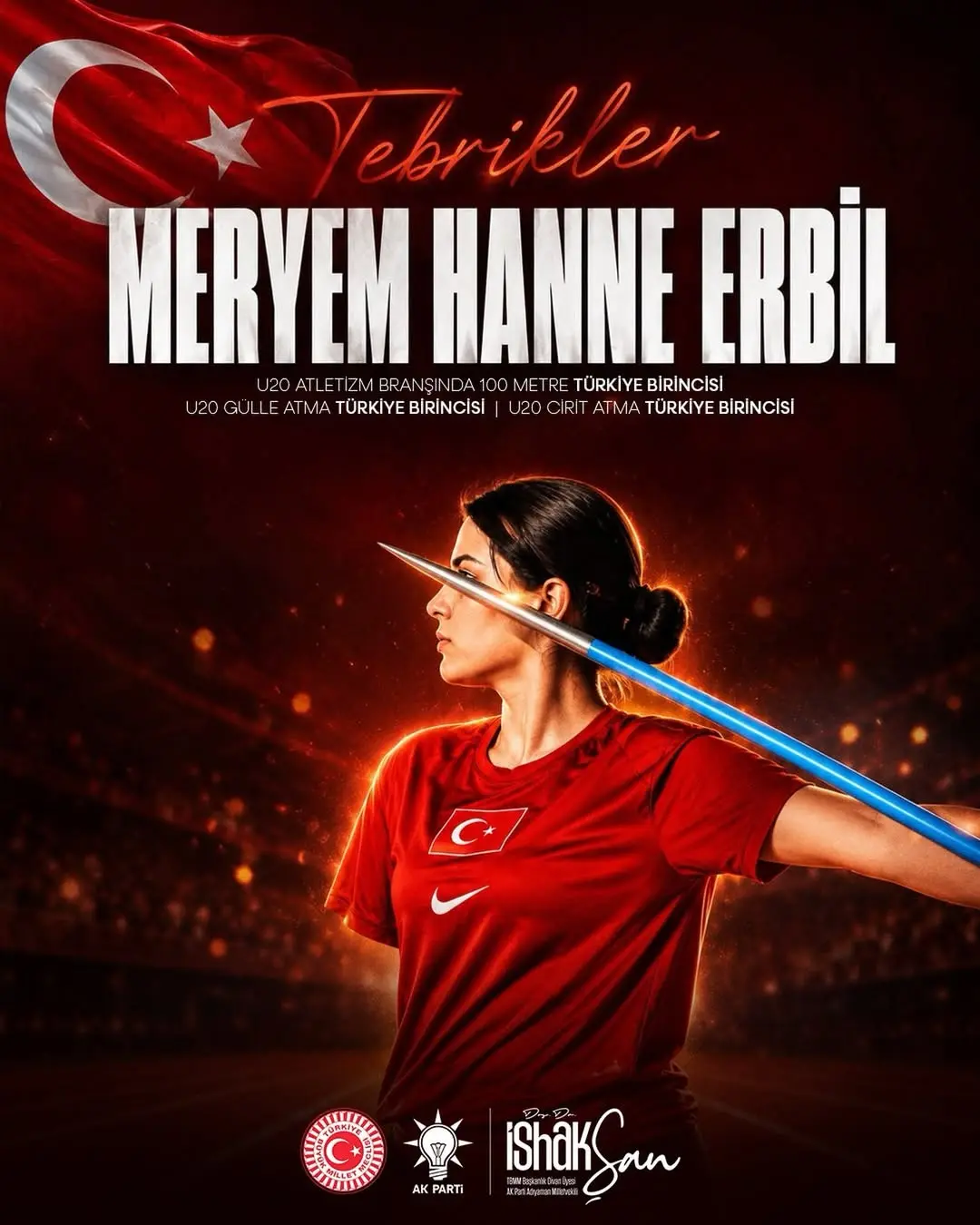 Adıyaman'ın Gururu Meryem Erbil Türkiye Şampiyonu!