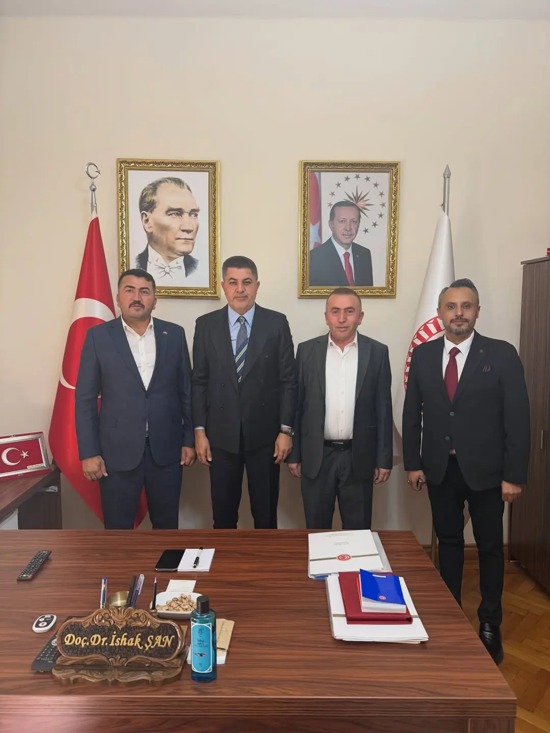 TBMM'de YUSİAD Adıyaman Şube Başkanı Cebrail Aslan'a Ziyaret