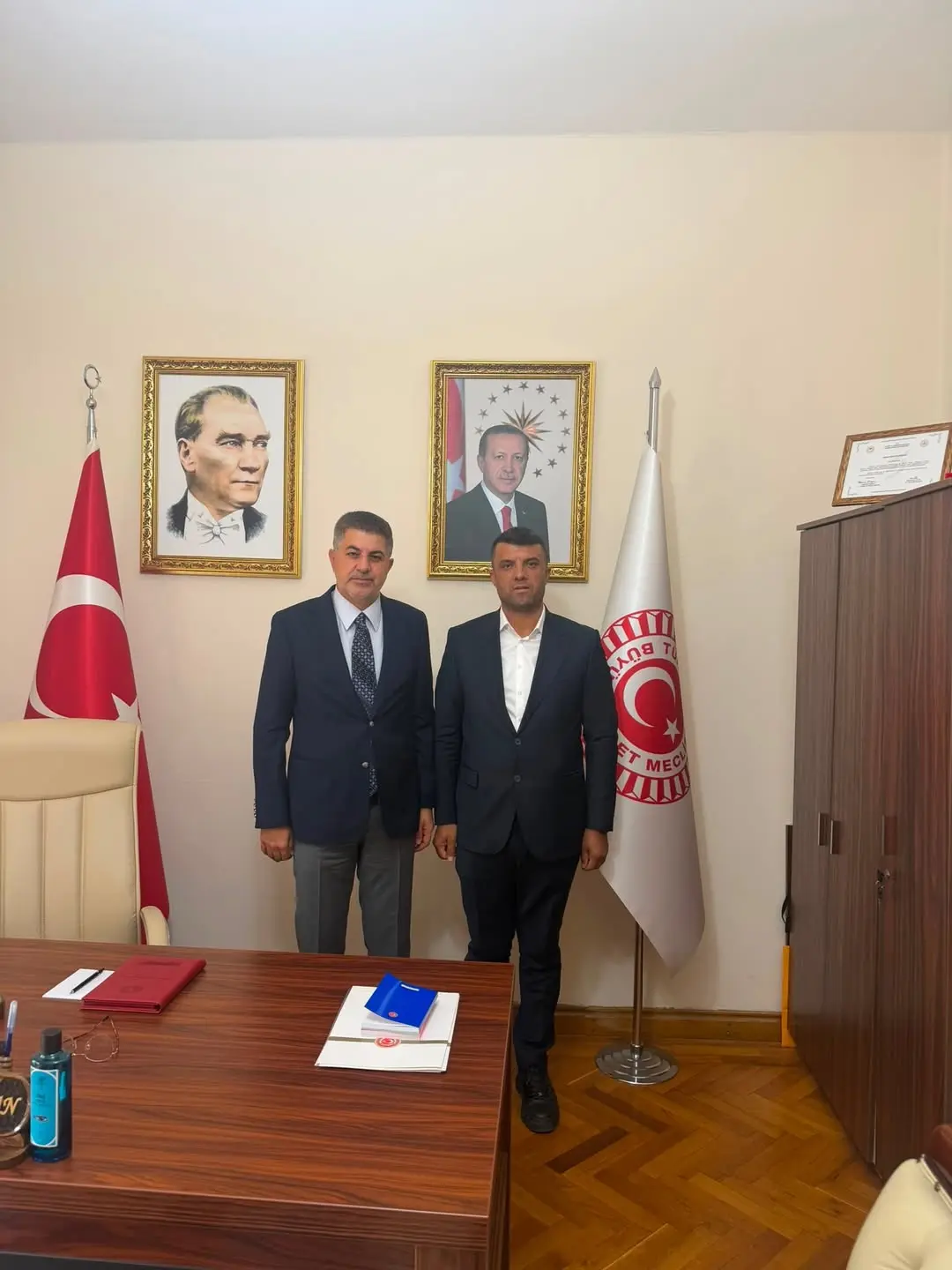 TBMM Başkanlık Divan Katip Üyesi Doç. Dr. İshak Şan'dan Ziyaret Teşekkürü