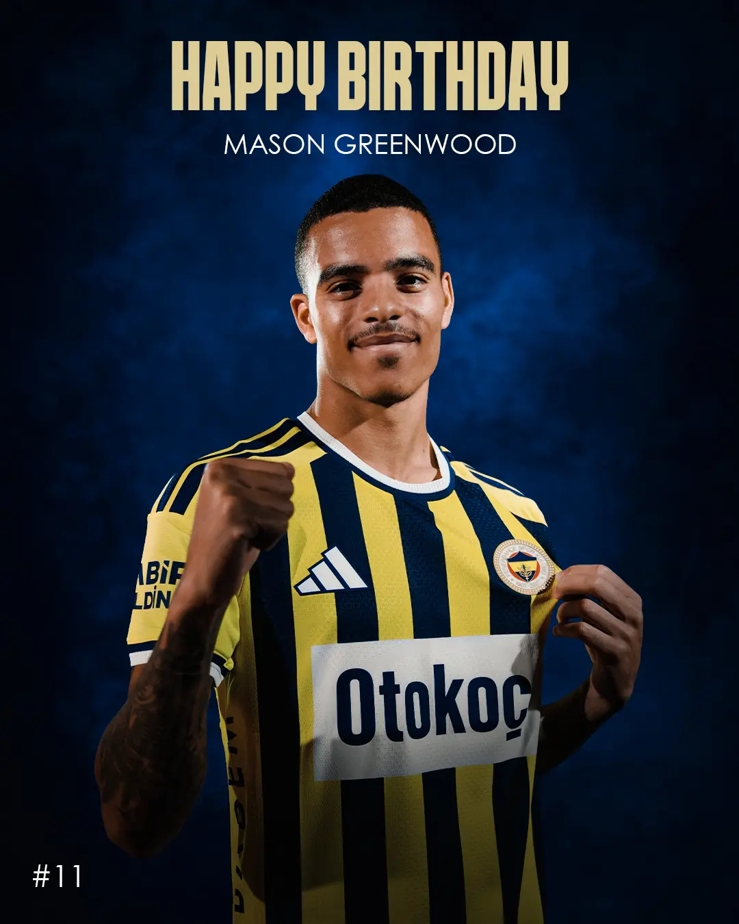 Fenerbahçe Spor Kulübü, Mason Greenwood'un Doğum Gününü Kutladı