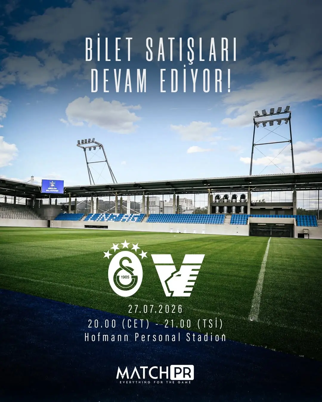 Galatasaray'ın Avusturya Kampı İkinci Maç Bilet Satışları Devam Ediyor