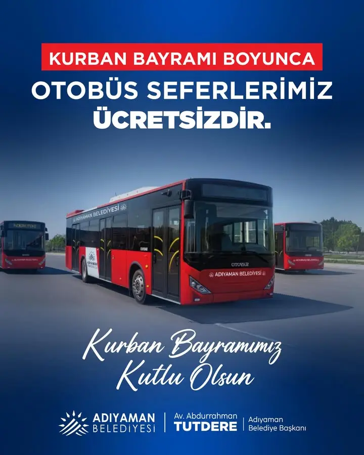 Adıyaman Belediyesi'nin Yaptığı Bir Paylaşım