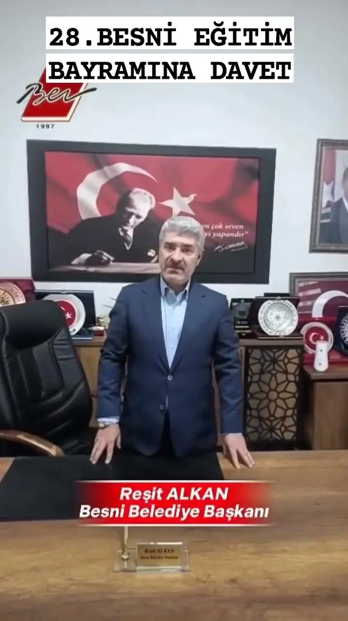 Besni Belediyesi'nden Besni Eğitim Bayramı Daveti