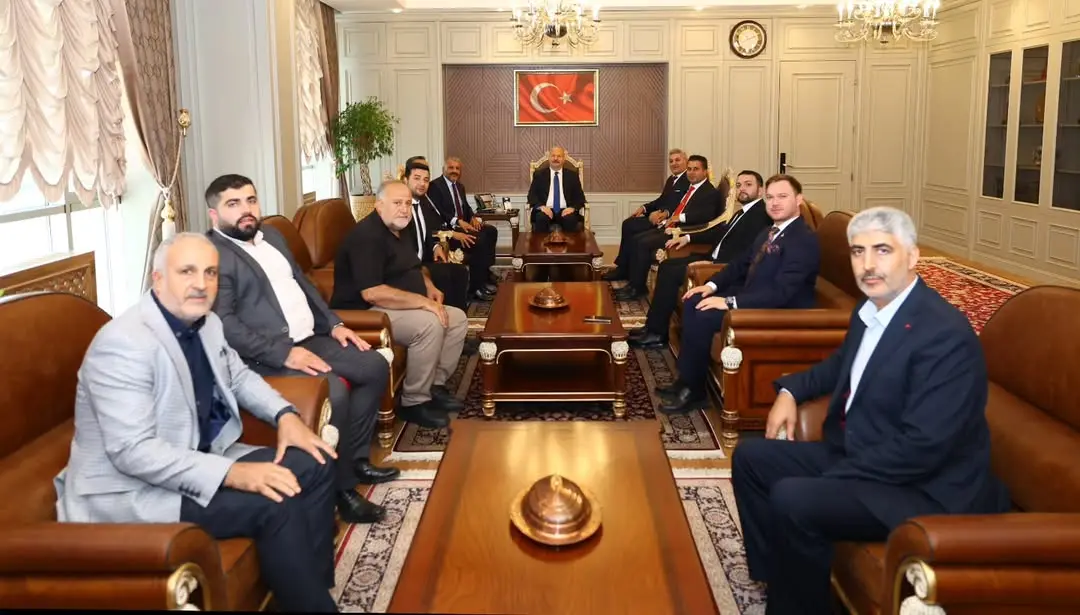 Adıyaman Valiliği, Adıyaman Dernekler Federasyonu Başkanı Hüseyin Sevinçtekin'i Kabul Etti