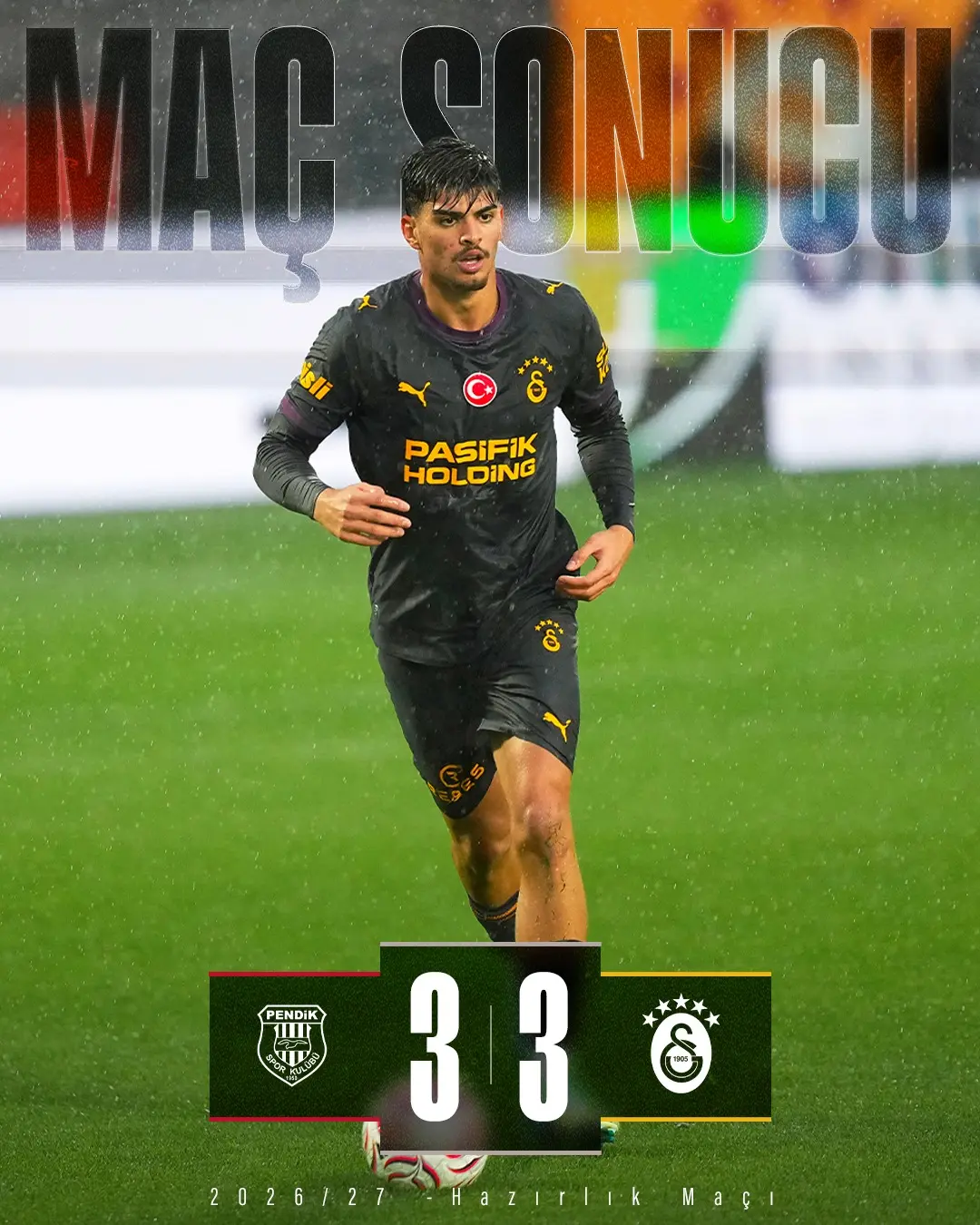 Galatasaray Hazırlık Maçında Berabere Kaldı