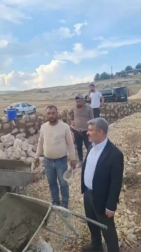Besni Belediyesi'nin Kızılin'de Yapacağı Sosyal Tesisler İçin Çalışmalar Başladı