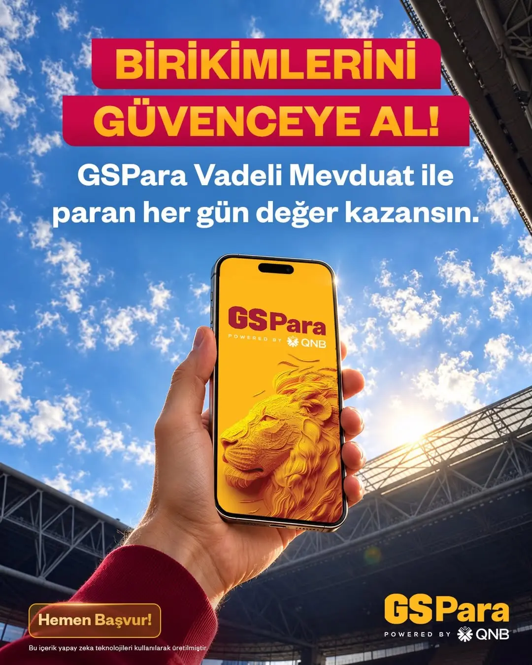 GSPara ile Birikimlerinizi Değerlendirin! 💛❤️