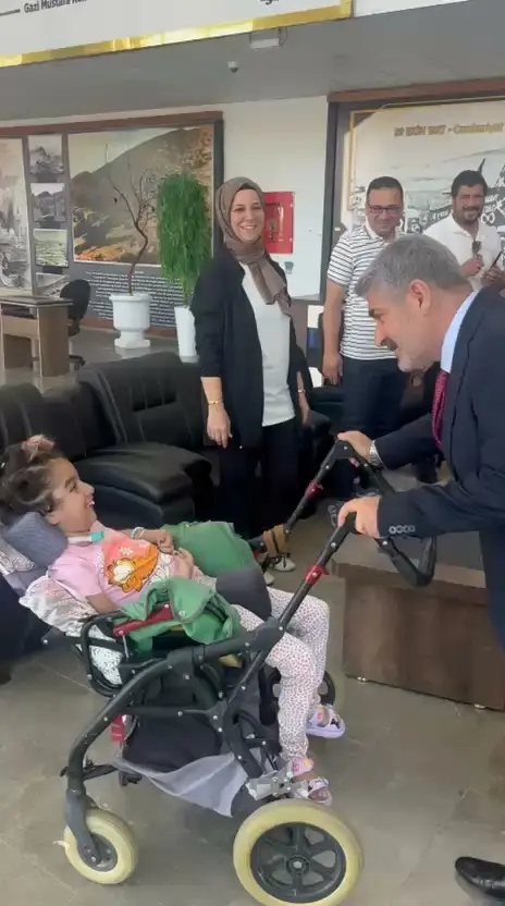 Besni Belediyesi'nin İkranur'a Destek Ziyareti