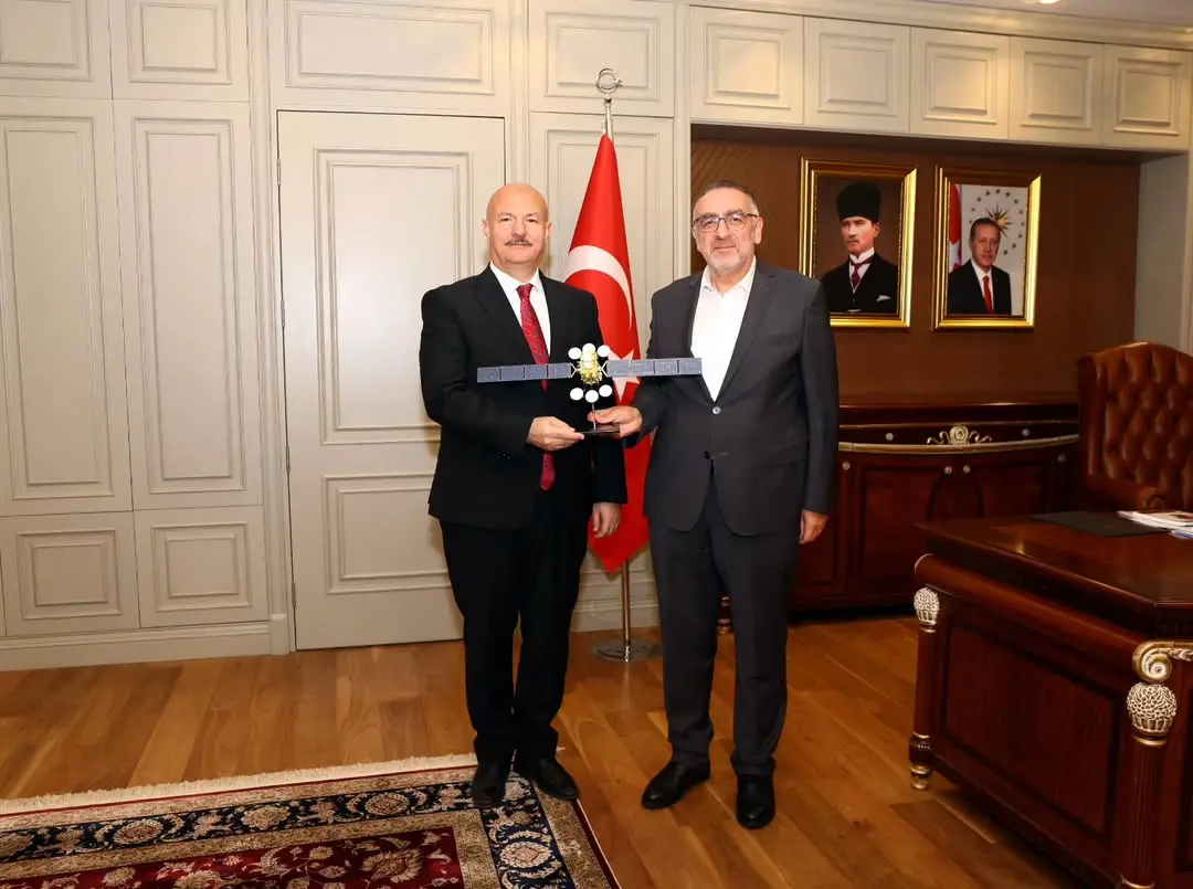 Adıyaman Valiliği, Türksat Genel Müdürü Mehmet Sarı'yı Kabul Etti
