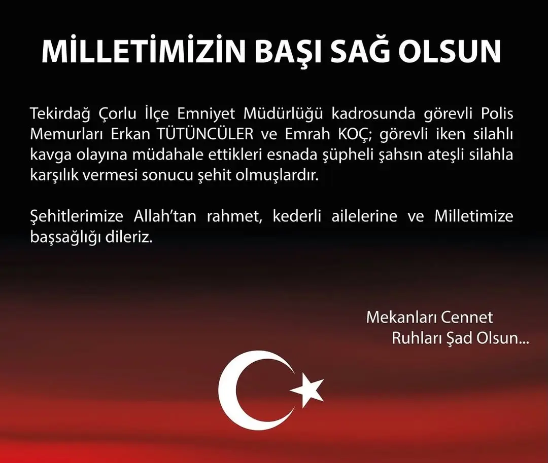 Kahta02 Spor Kulübü'nden Başsağlığı Mesajı