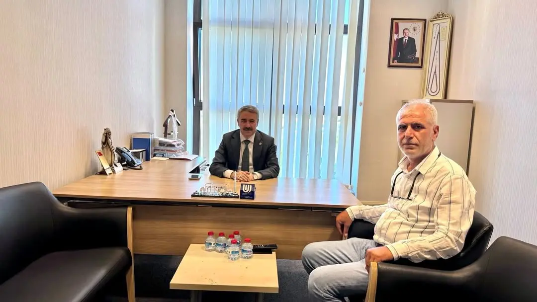 AK Parti Genel Merkezi'nde Adıyaman Sulama Birliği Başkanı Ziyareti