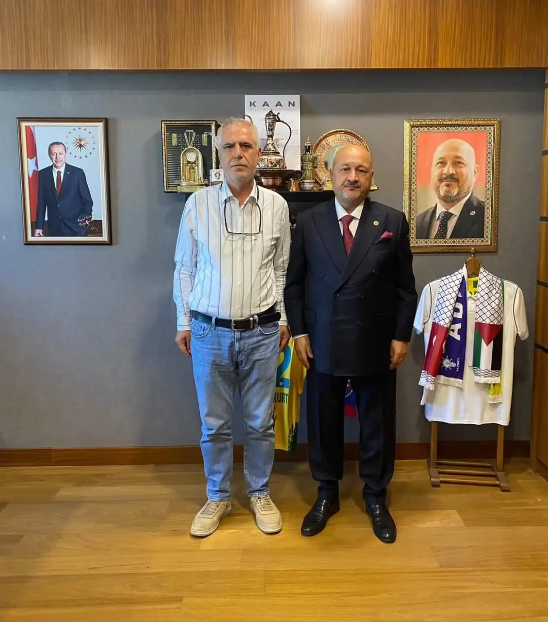 TBMM Plan ve Bütçe Komisyonu Üyesi Resul Kurt'tan Adıyaman Sulama Birliği Başkanı Mustafa Kemal Gündüz Ziyareti