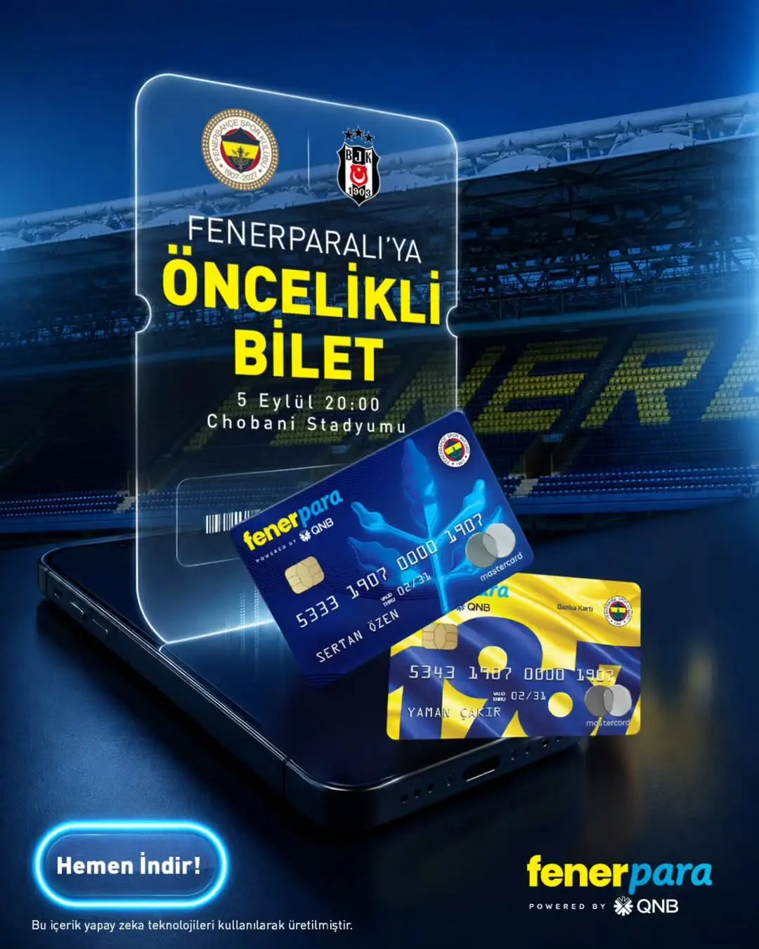 Fenerbahçe, Fenerpara Üyelerine Özel Derbi Biletleri Satışa Çıkıyor