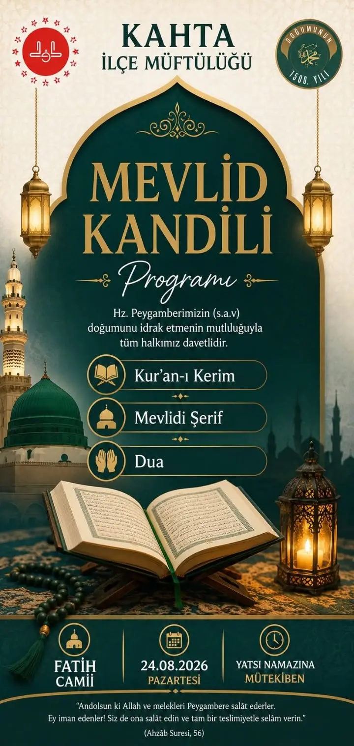 Kahta Müftülüğü'nden Önemli Paylaşım
