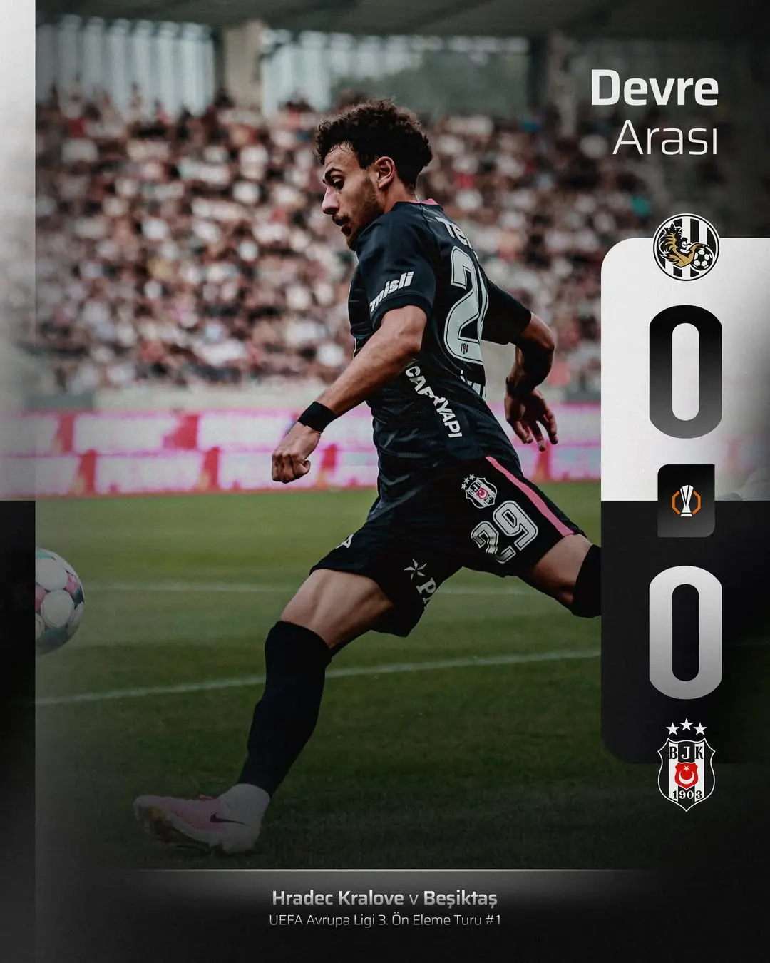 Fenerbahçe ile Beşiktaş Arasındaki Maçta Devre Arası