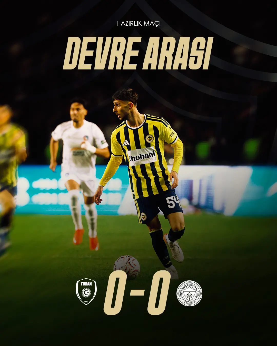 Fenerbahçe Hazırlık Maçında Turan Tovuz İle Berabere Kaldı